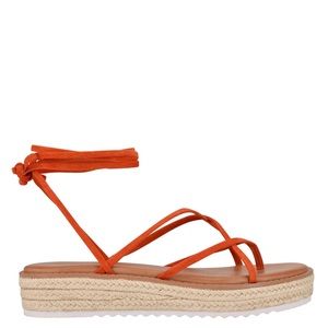 Nine West “Candid Ankle Wrap Espadrille Sandals”